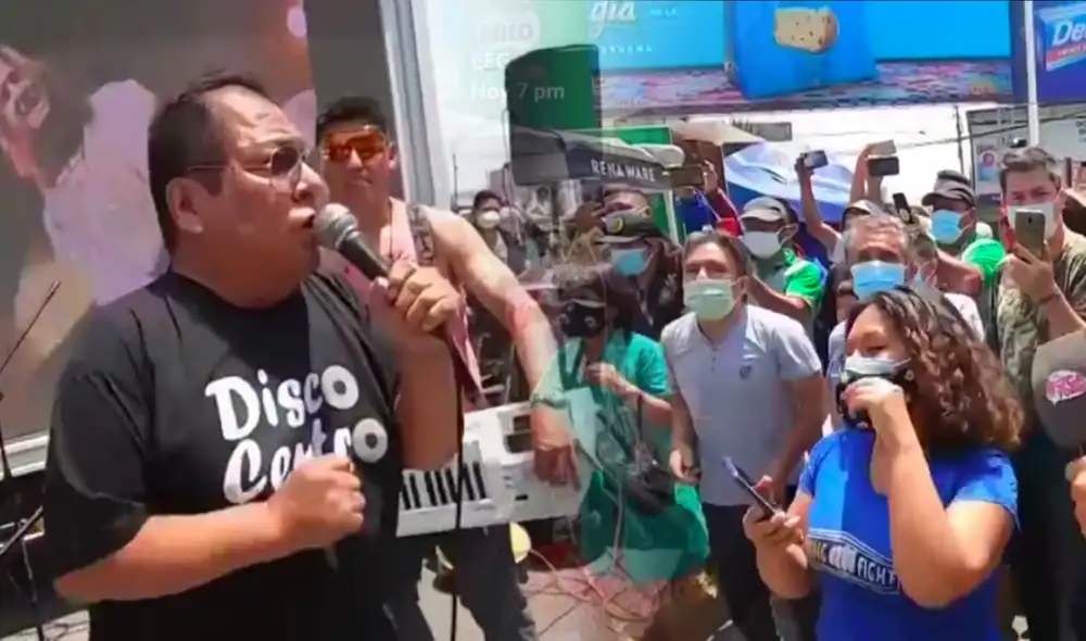 “Si tú escuchas la letra, describía lo que estaba viendo. Es una crónica”, dijo Hernán Condori 'Cachuca' sobre "Triciclo Perú". Foto: captura América TV “Si tú escuchas la letra, describía lo que estaba viendo. Es una crónica”, dijo Hernán Condori 'Cachuca' sobre "Triciclo Perú". Foto: captura América TV
