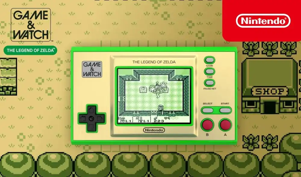 La nueva versión de Game & Watch trae tres juegos clásicos de The Legend of Zelda. ¿Será hackeable? Foto: Nintendo