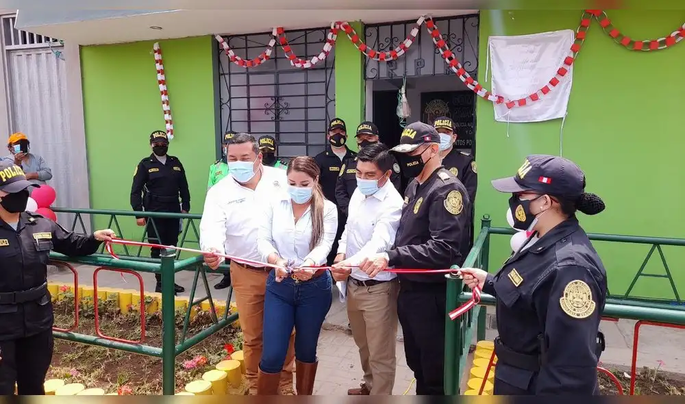 Los vecinos del referido sector se mostraron agradecidos con el PAR y las juntas. Foto: PNP