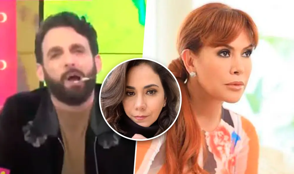 'Peluchín' Tildó de mezquina a Magaly Medina. Foto: composición GLR 'Peluchín' Tildó de mezquina a Magaly Medina. Foto: composición GLR