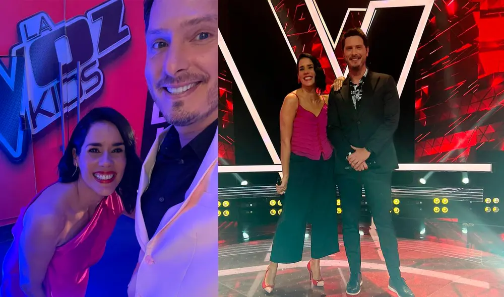 Gianella Neyra feliz de trabajar con Cristian Rivero. Foto: Instagram Cristian Rivero