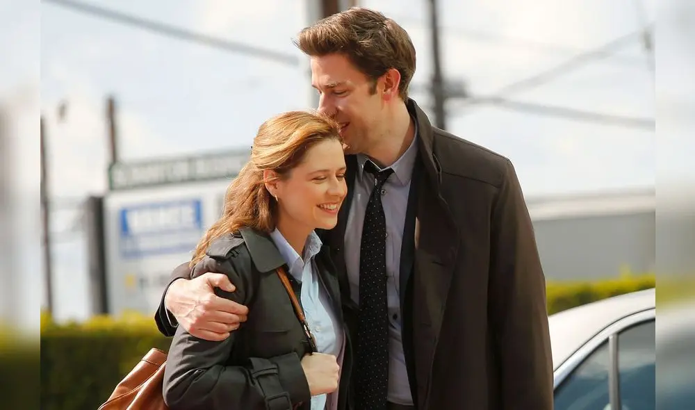 Jim y Pam en The office. Foto: NBC