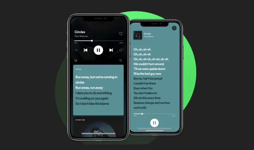Esta nueva función no debe confundirse con la opción behind the lyrics, que ya estuvo disponible desde hace algún tiempo en la plataforma. Foto: ComputerHoy