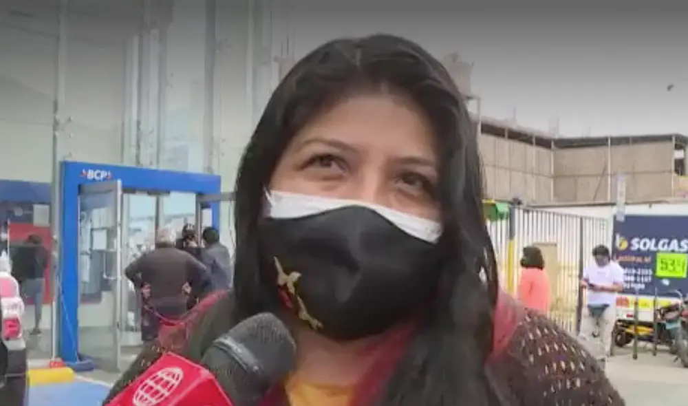 Diana Chero Pacheco perdió 5.630 soles de ahorros. Foto: captura canal 4 Diana Chero Pacheco perdió 5.630 soles de ahorros. Foto: captura canal 4