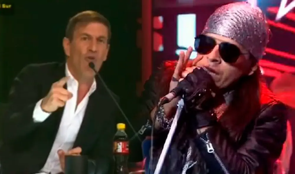 Mauri Stern recordó la presentación de César Osorio en la anterior temporada de Yo soy: grandes batallas. Foto: captura/Latina