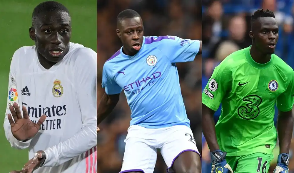 Ferland y Edouard Mendy (izquierda y derecha, respectivamente), los afectados por la prensa. Benjamin Mendy (centro) afronta cargos judiciales. Foto: composición AFP Ferland y Edouard Mendy (izquierda y derecha, respectivamente), los afectados por la prensa. Benjamin Mendy (centro) afronta cargos judiciales. Foto: composición AFP