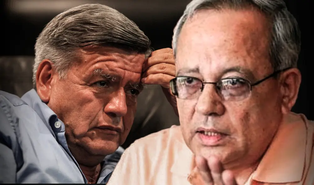 César Hildebrandt tildó de "plagiario recurrente" a César Acuña. Foto: composición Fabrizio Oviedo/La República