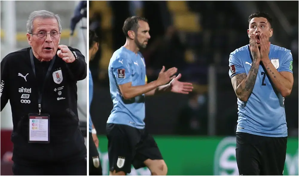 Tabárez disputó su último partido como seleccionador de la Celeste ante Bolivia. Foto: composición/ EFE