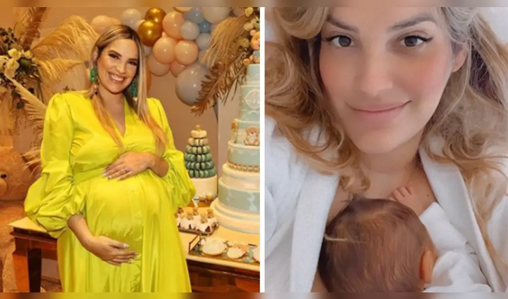 Milan, el hijo de Cassandra Sánchez y Deyvis Orosco, tiene 3 días de nacido. Foto: Cassandra Sánchez/Instagram