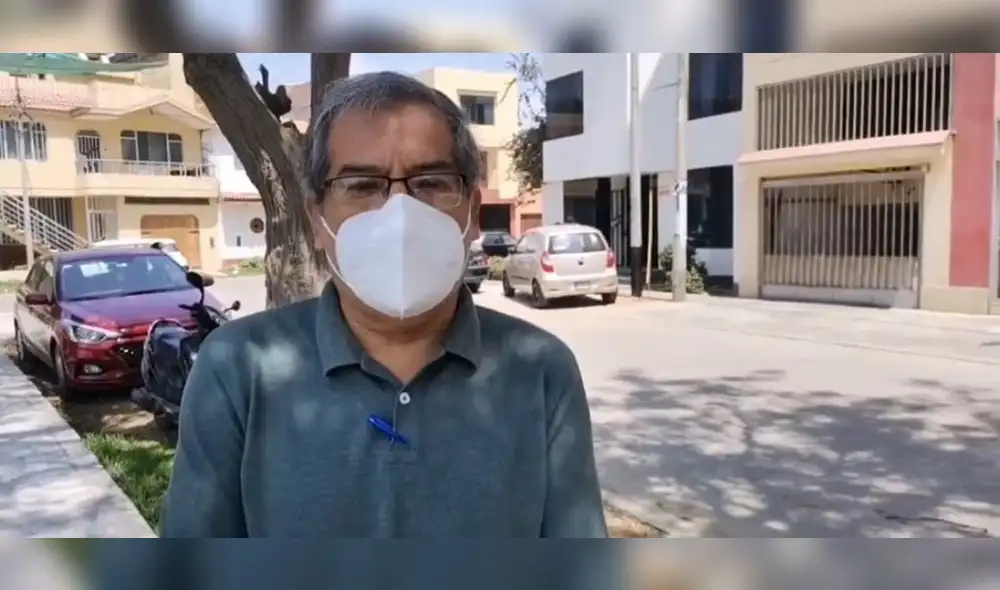 James Reyes realizó la denuncia pública del proceso de compra. Foto: difusión James Reyes realizó la denuncia pública del proceso de compra. Foto: difusión