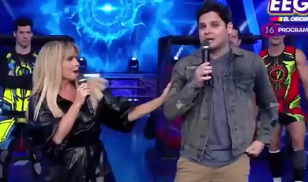 Erick Elera había reemplazado a Gian Piero Díaz durante su ausencia en Esto es guerra. Foto: captura América TV