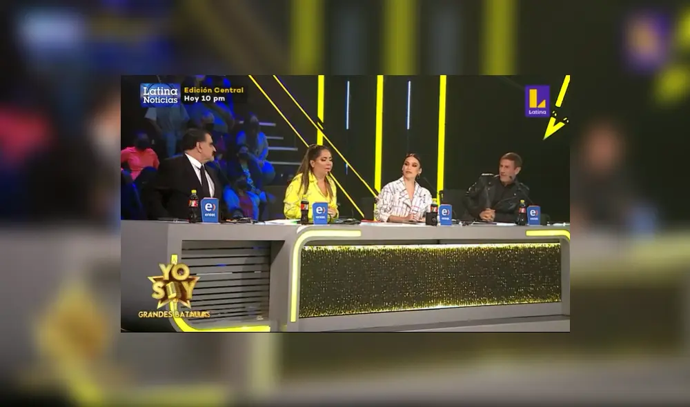 El jurado de Yo soy delibera para escoger a quien salvará esta noche. Foto: captura Latina