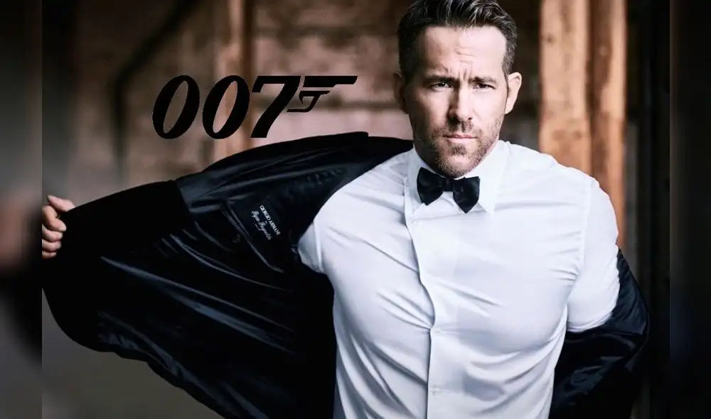 Ryan Reynolds se suma a la lista de los que desean ser James Bond. Foto: composición/Giorgio Armani Beauty