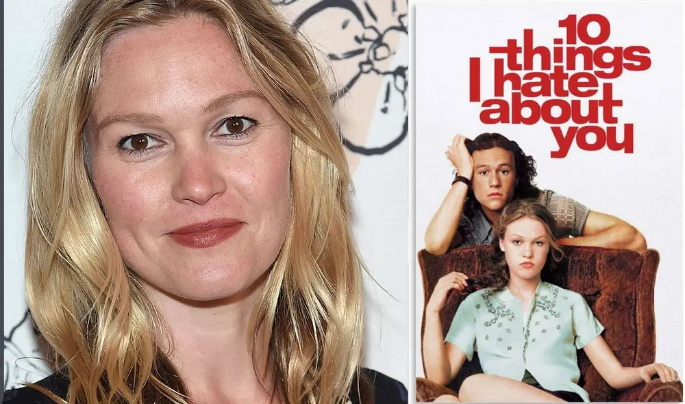 Julia Stiles protagonizó 10 cosas que odio de ti junto a Heath Ledger. Foto: Julia Stiles fans/Instagram