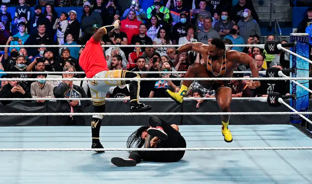 Big E y Roman Reigns se medirán este domingo en Survivor Series. Foto: WWE