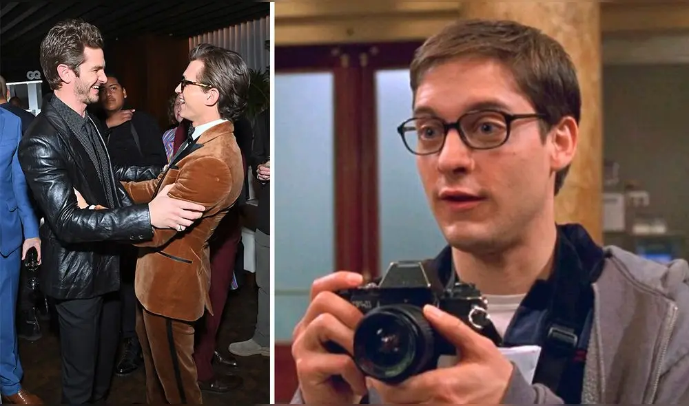 Andrew Garfield y Tom Holland juntos  por primera vez. Foto: composición/GQ Magazine