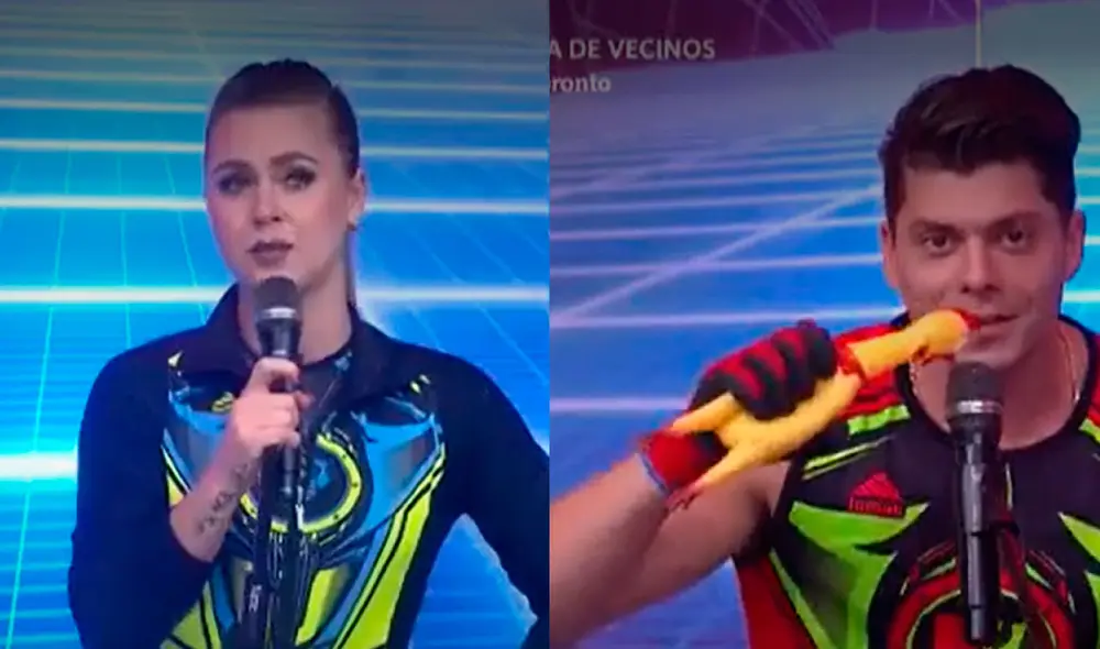 Johanna San Miguel no fue parte de las crueles bromas hacia Ducelia Echevarría. Foto: captura América TV Johanna San Miguel no fue parte de las crueles bromas hacia Ducelia Echevarría. Foto: captura América TV