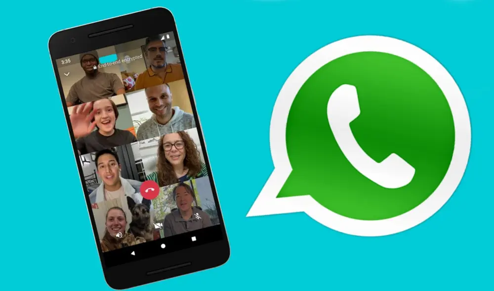 Usa este truco para optimizar la calidad de tus reuniones virtuales por WhatsApp. Foto: Composición/La República