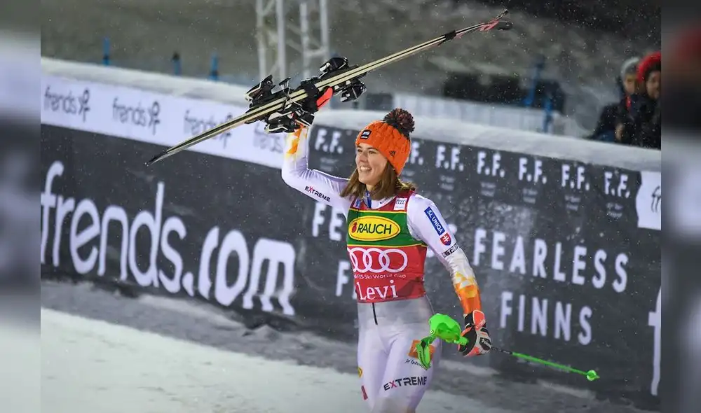 Petra Vlhova también venció en las dos pruebas que se disputaron en Finlandia en el 2020. Foto: EFE