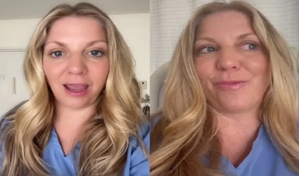 Enfermera comparte historias sobre la experiencia de los pacientes terminales. Foto: captura de TikTok.