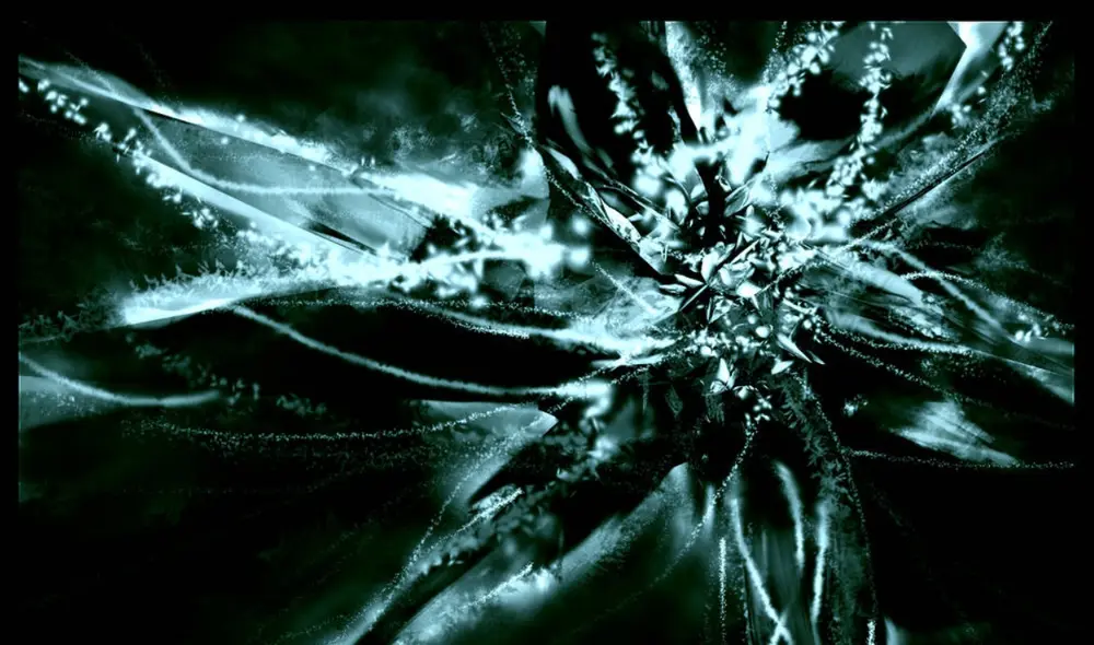 A diferencia del hielo normal, el hielo superiónico tiene una interacción distinta con la luz por eso es su color oscuro. Foto: referencial / Project Dark Ice / Devian Art