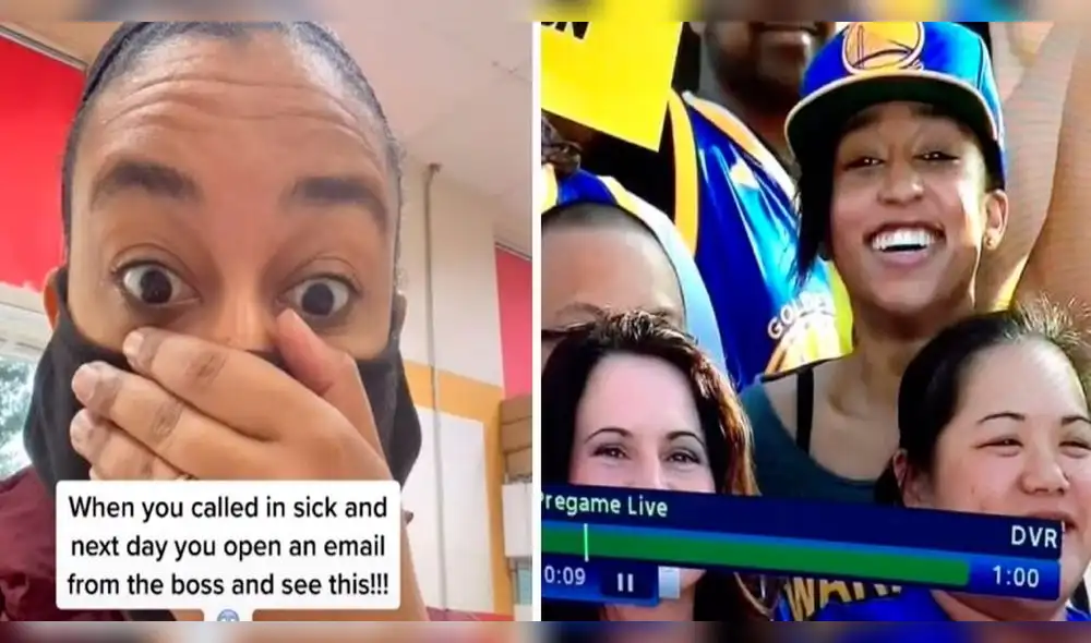 La encargada de su trabajo accedió a darle el día para ausentarse y poder recuperarse. Foto: captura de TikTok