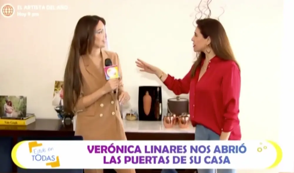 Verónica Linares le comentó a Natalie Vértiz la razón del por qué ya no toma bebias alcóholicas. Foto: Estás en todas/captura. Verónica Linares le comentó a Natalie Vértiz la razón del por qué ya no toma bebias alcóholicas. Foto: Estás en todas/captura.