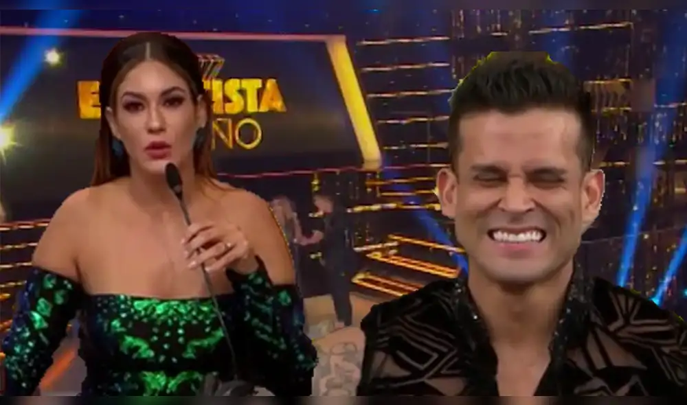 Christian Domínguez logró obtener buenas opiniones del jurado tras entonar un tema del género salsa. Foto: composición/captura América TV