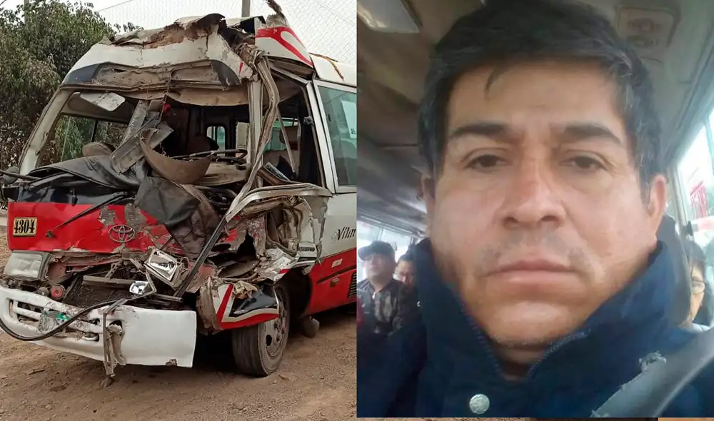 Luis Efraín Reques es conductor de uno de los vehículos involucrados. Foto: Giuliana Castillo/URPI-LR