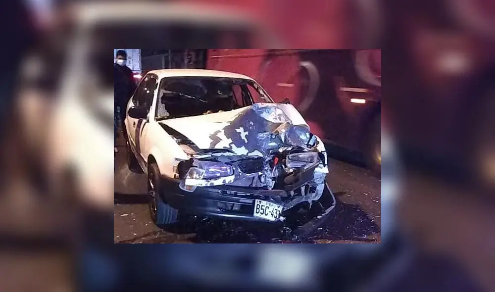 El fuerte impacto provocó la muerte del chofer de la motocicleta. Foto: difusión