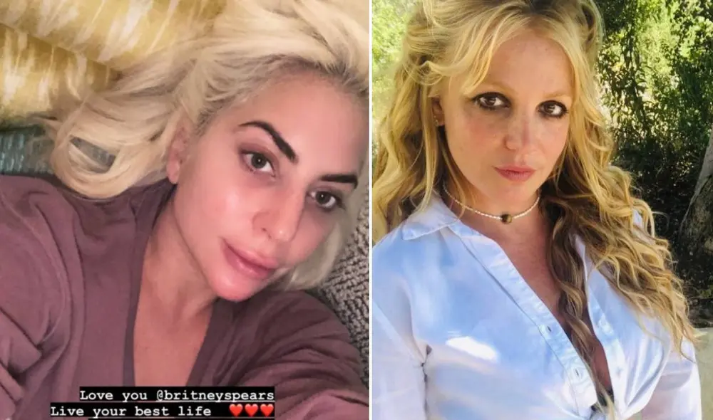 Lady Gaga se ha pronunciado en más de una oportunidad sobre la situación legal de Britney Spears. Foto: composición/ Instagram