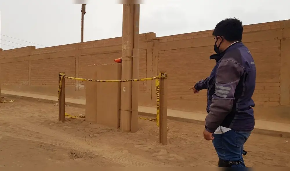 El cuerpo fue encontrado en la zona industrial del distrito de Lurín. Foto: Gianella Aguirre/URPI-LR