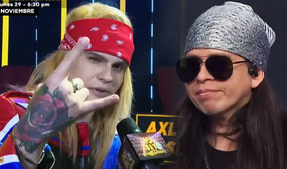 Imitadores de Axl Rose protagonizarían batalla en Yo soy: grandes batallas internacional. Foto: captura de Latina