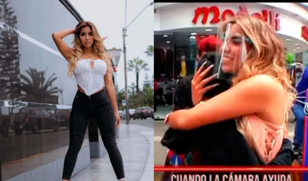 Gabriela Herrera no dudó en acompañar al menor por las calles del emporio comercial de Gamarra. Foto: composición: Gabriela Herrera/Instagram, captura Panamericana TV. Gabriela Herrera no dudó en acompañar al menor por las calles del emporio comercial de Gamarra. Foto: composición: Gabriela Herrera/Instagram, captura Panamericana TV.