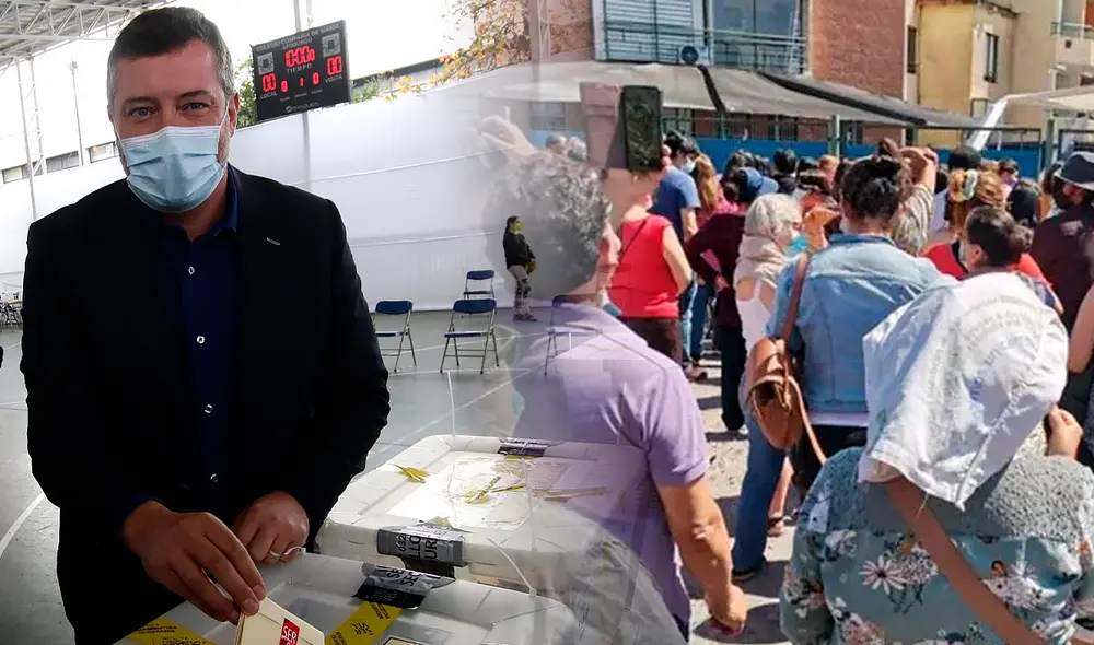 Sebastián Sichel ejerciendo su voto en las últimas elecciones locales. Foto: referencial-composición/ATON-eldinamo.cl Sebastián Sichel ejerciendo su voto en las últimas elecciones locales. Foto: referencial-composición/ATON-eldinamo.cl