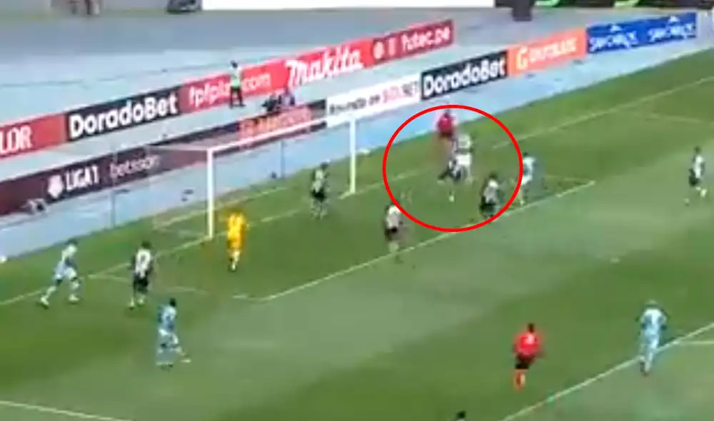 Alianza Lima está adelante en el marcador con gol de Barcos. Foto: captura Gol Perú