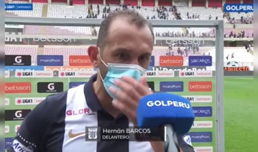 Barcos marcó el único gol de la final. Foto: captura Gol Perú Barcos marcó el único gol de la final. Foto: captura Gol Perú