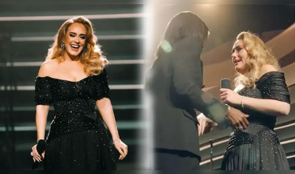Adele contó al público que la última vez que vio a su maestra fue cuando tenía 8 años. Foto: composición/Adele/Instagram/Twitter