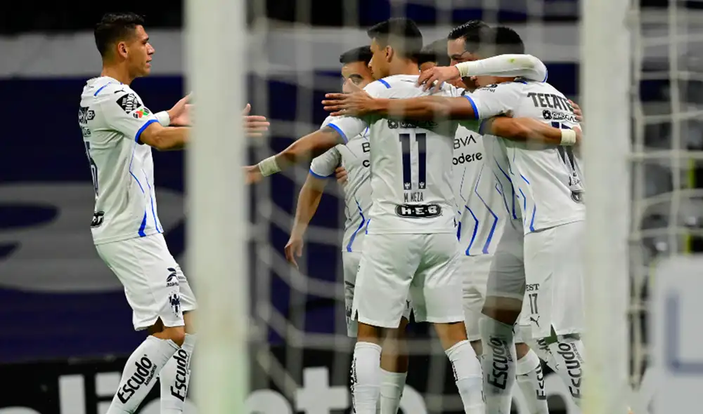 Monterrey aplastó 4-1 a Cruz Azul de visita por el repechaje de Liga MX 2021. Foto: AFP