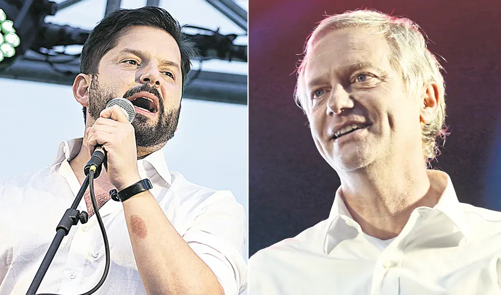Figuras. Boric, abanderado del Frente Amplio, y Kast, del ala más radical de la derecha, llevaban meses arriba en las encuestas y ahora se medirán en la segunda vuelta. Foto: composición LR / EFE Figuras. Boric, abanderado del Frente Amplio, y Kast, del ala más radical de la derecha, llevaban meses arriba en las encuestas y ahora se medirán en la segunda vuelta. Foto: composición LR / EFE