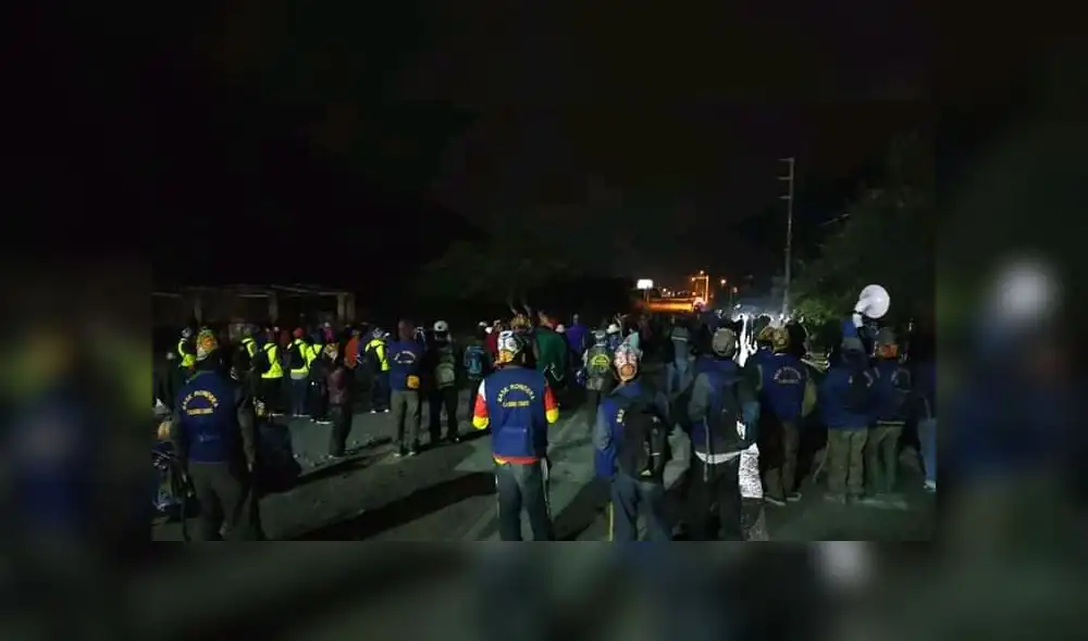 Las rondas iniciaron medida de fuerza en la sierra liberteña. Foto: Comité de Defensa de Río Moche Las rondas iniciaron medida de fuerza en la sierra liberteña. Foto: Comité de Defensa de Río Moche