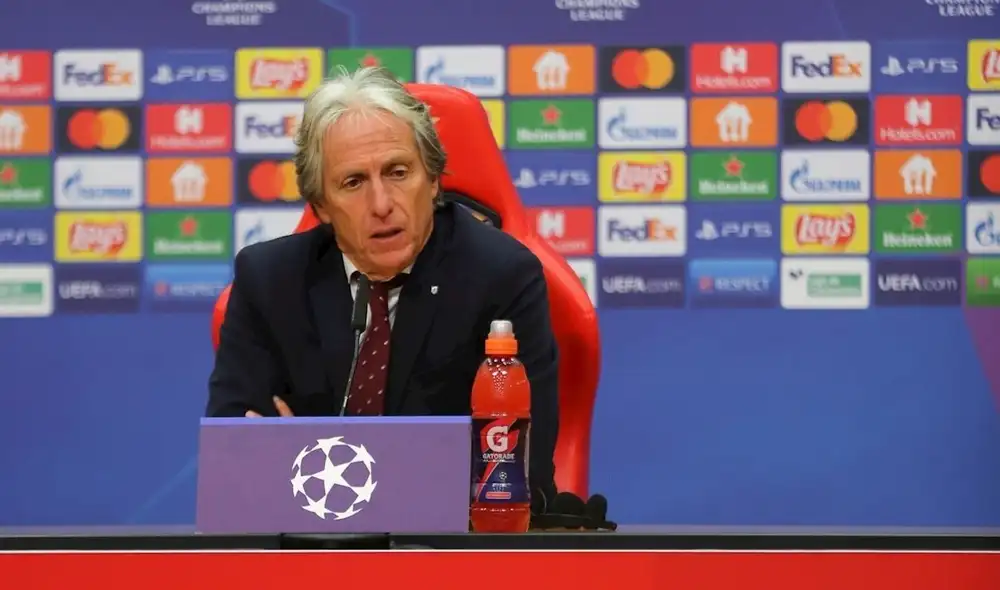 Jorge Jesús regresó al Benfica en 2020 tras su exitoso paso por Flamengo de Brasil. Foto: EFE Jorge Jesús regresó al Benfica en 2020 tras su exitoso paso por Flamengo de Brasil. Foto: EFE