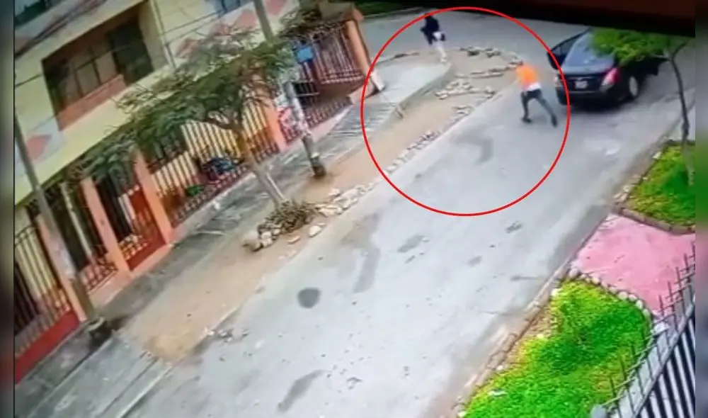 El hecho ocurrió en horas de la mañana de este lunes 22 de noviembre, en el cruce de las avenidas Vizcardo y Guzmán con Antonio de Zela. Foto: URPI-LR