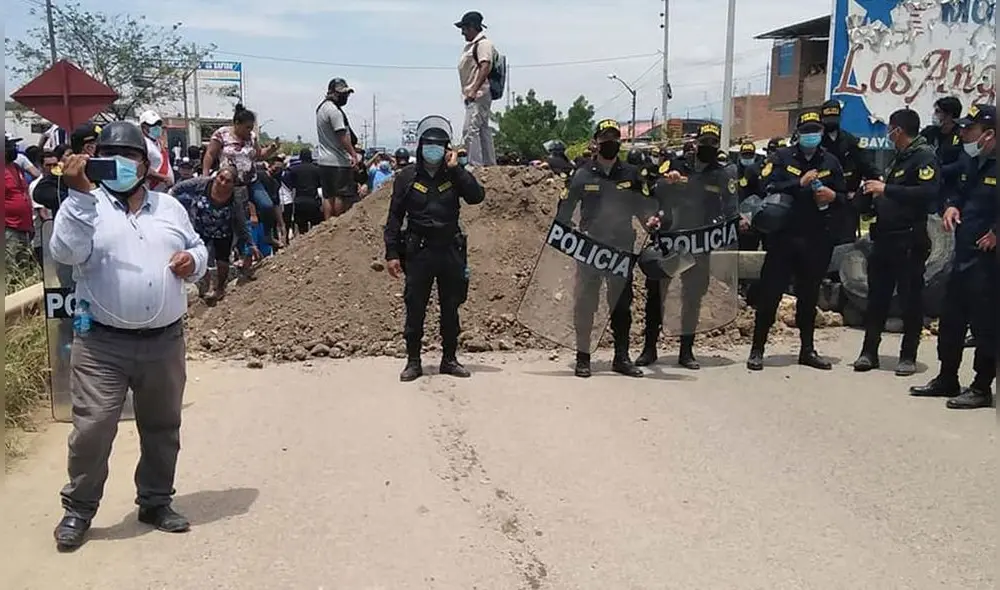 Protestas iniciaron el jueves 18 de noviembre. Foto: Radio Estereo Bagua Grande.