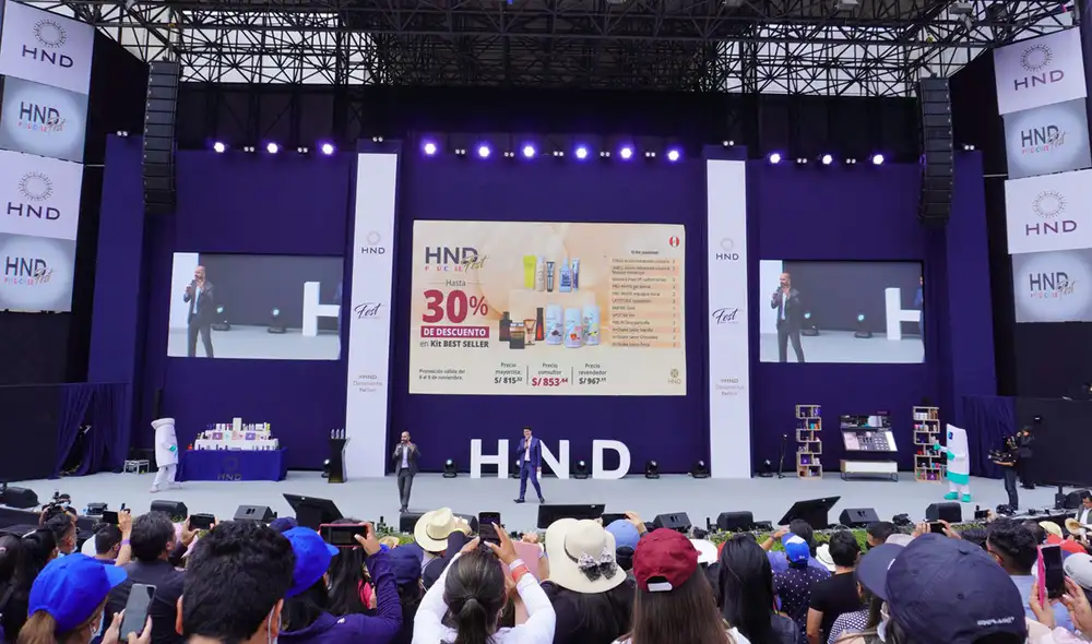 HND Perú desarrolló el evento en el Anfiteatro del Parque de la Exposición. Foto: difusión HND Perú desarrolló el evento en el Anfiteatro del Parque de la Exposición. Foto: difusión