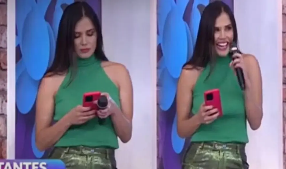 Conductores de En boca de todos llamaron la atención a Maju Mantilla por no estar atenta a la pauta. Foto: captura América TV