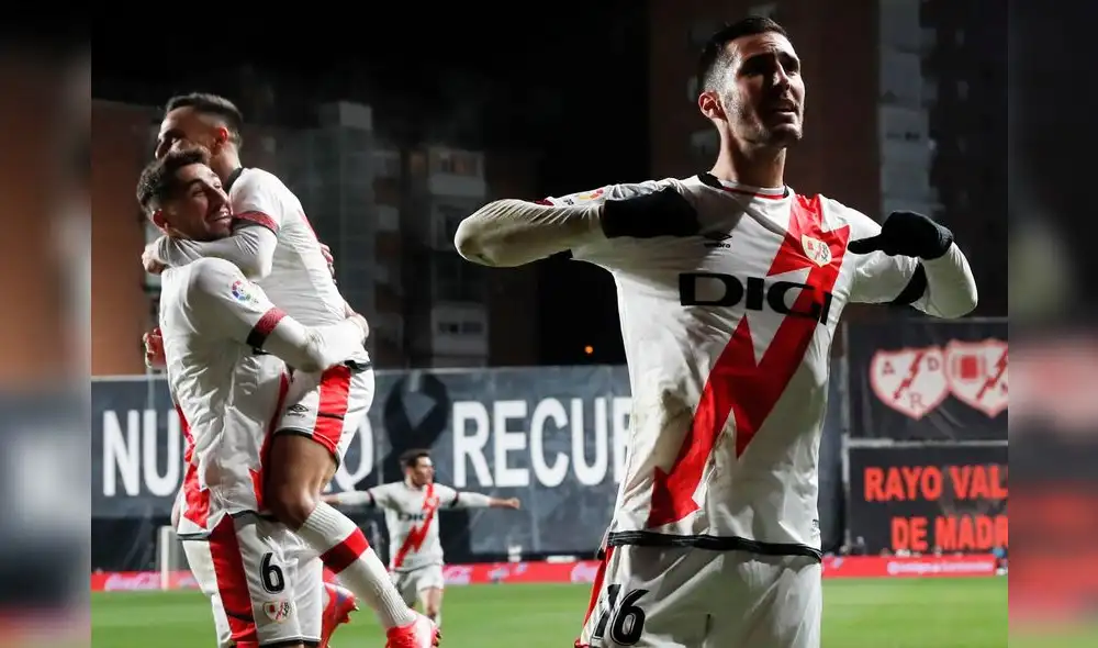 Rayo Vallecano gana al Mallorca en partido por LaLiga 2021-22. Foto: @LaLiga
