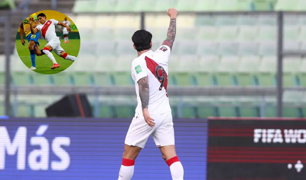 Gianluca Lapadula suma cinco goles con la selección peruana. Foto: composición selección peruana/EFE