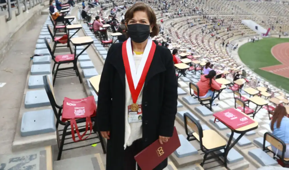 Jerí Ramón es la primera rectora de la Universidad Nacional Mayor de San Marcos (UNMSM). Foto: UNMSM