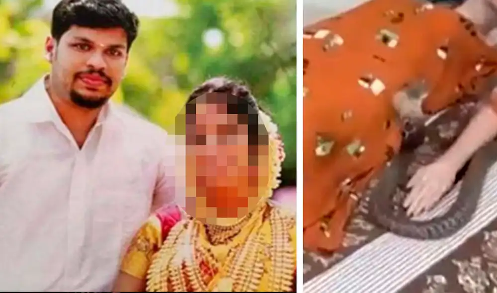 La pareja conformada por Suraj Kumar y Uthra se conocieron a través de una aplicación y se casaron en marzo de 2018. Foto y Video: captura / CNN La pareja conformada por Suraj Kumar y Uthra se conocieron a través de una aplicación y se casaron en marzo de 2018. Foto y Video: captura / CNN